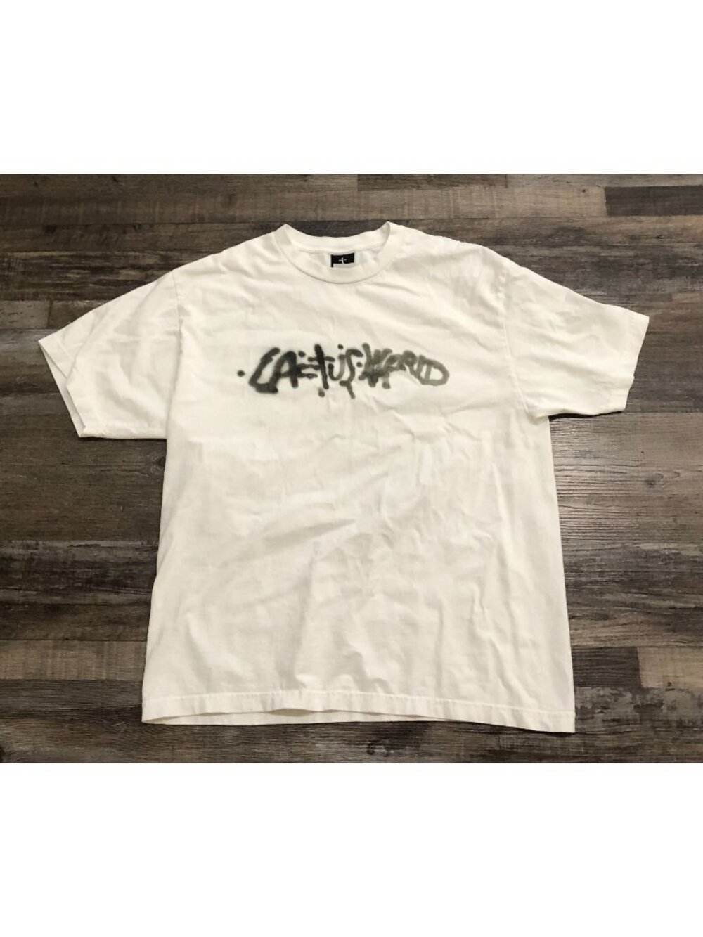 Cactus Jack Travis Scott Mens Large White Double Sided Tee T Shirt